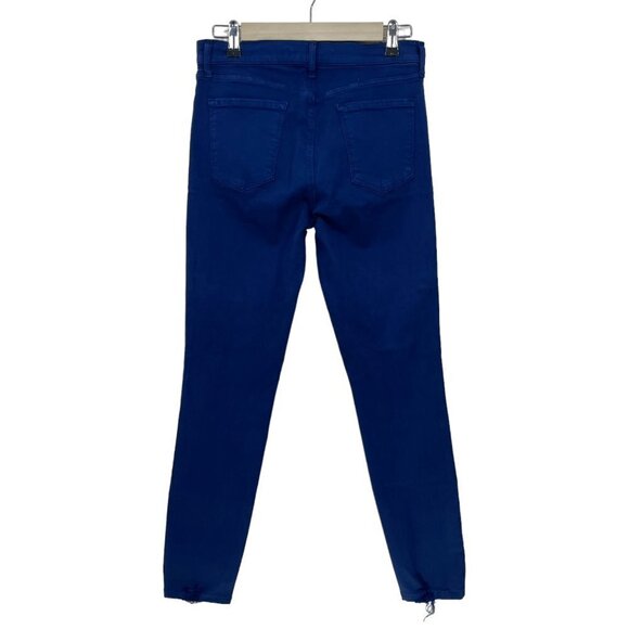 J BRAND Women's Jeans‎ Size 29 Blue Stretchy Skinny Electric Sea Destruct - Picture 8 of 8